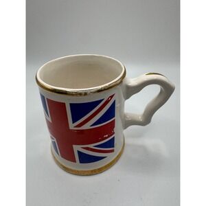 Prince William Warranted 22 Karat Gold Union Jack Mug/Stein Made in England #223